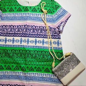 Crewcuts Girls’ Tribal pattern Shift Dress Sz 12
